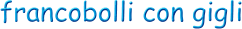 francobolli con gigli