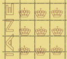tappeto filigrana corona normale