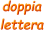 doppia lettera