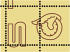 filigrana ruota I tipo NS filigrana lettera 10 /10   " sinistra "