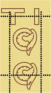 filigrana ruota I tipo DB filigrana lettera 5 /10   " alta "
