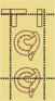 filigrana ruota I tipo DB filigrana lettera 7 /10   " alta "