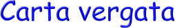 Carta vergata